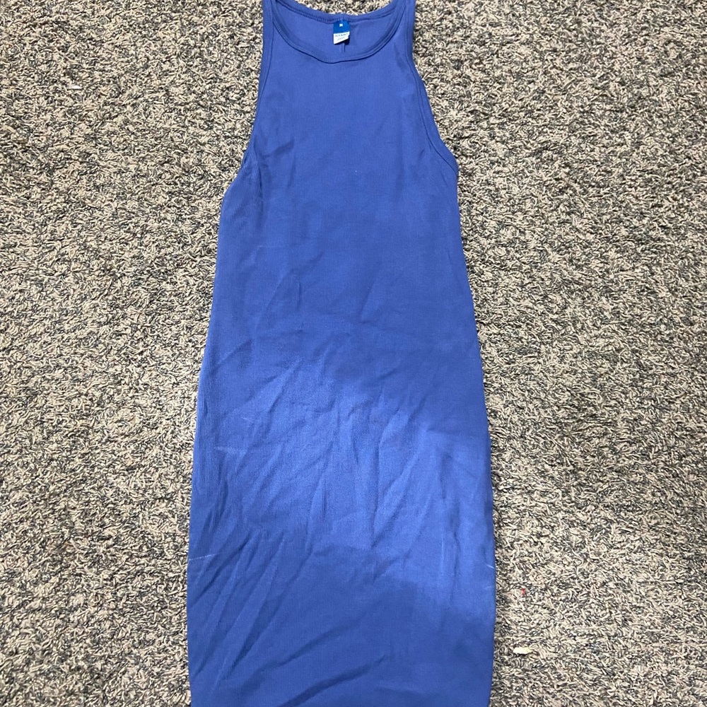 Blue Sleeveless Dress